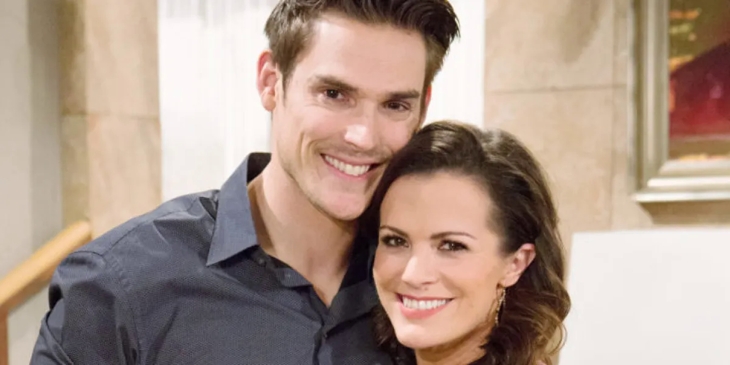 The Young and The Restless: Chelsea Lawson (Melissa Claire Egan) and Adam Newman (Mark Grossman)