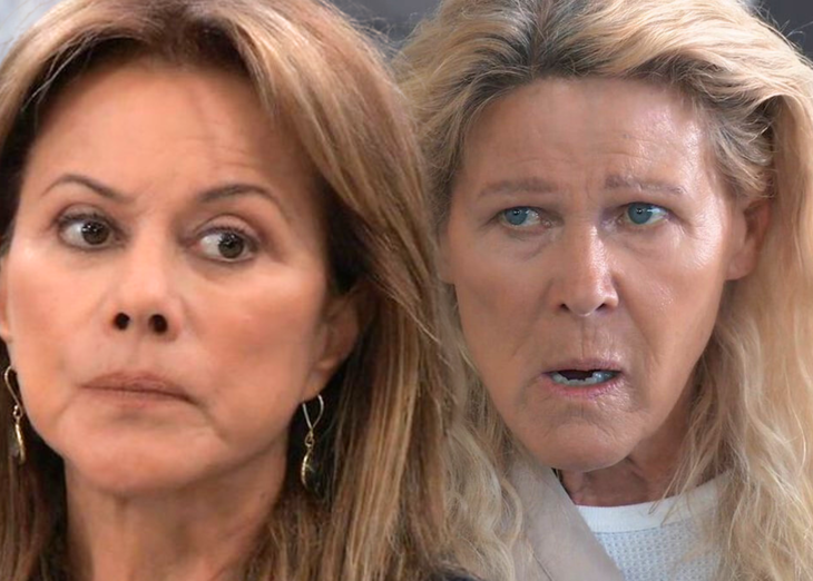 General Hospital: Alexis Davis (Nancy Lee Grahn) and Heather Webber (Alley Mills)