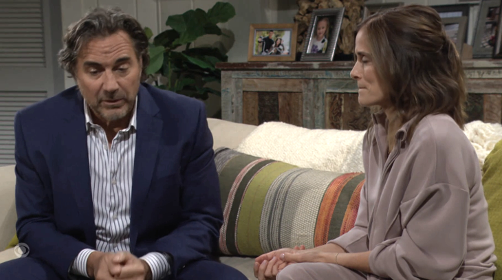 The Bold and The Beautiful: Ridge Forrester (Thorsten Kaye) and Taylor Hayes (Rebecca Budig)