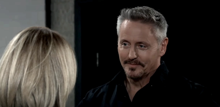 General Hospital: Jack Brennan (Charles Mesure) and Carly Spencer (Laura Wright)