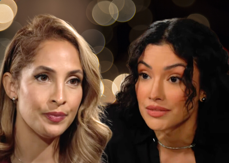 The Young and the Restless: Audra Charles (Zuleyka Silver) and Lily Winters (Christel Khalil)