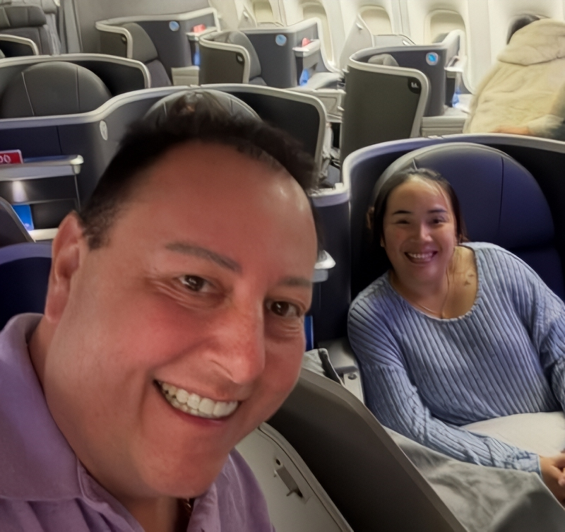 David and Annie Suwan Jet away On Their Babymoon - Instagram