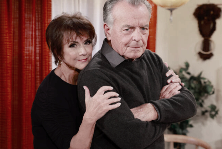 The Young and The Restless: Ian Ward (Ray Wise) and Jordan Howard (Colleen Zenk)