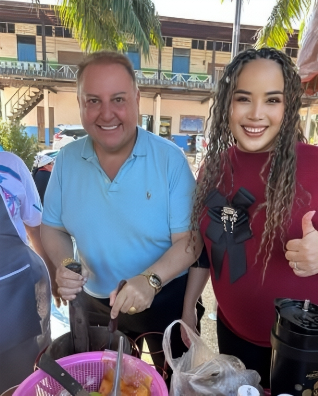 90 Day Fiance Stars David and Annie At A Thailand School Function - Instagram