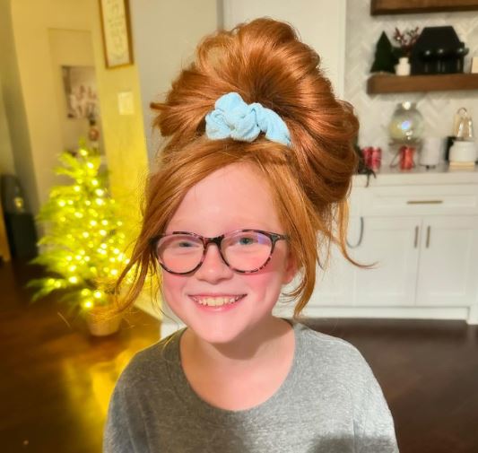 Hazel Busby Sporting An Incredible Hairstyle - Danielle Busby - Instagram