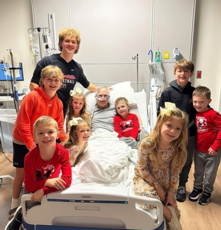 Sweet Home Sextuplets Kids Visit Popsie - Courtney Waldrop - Instagram