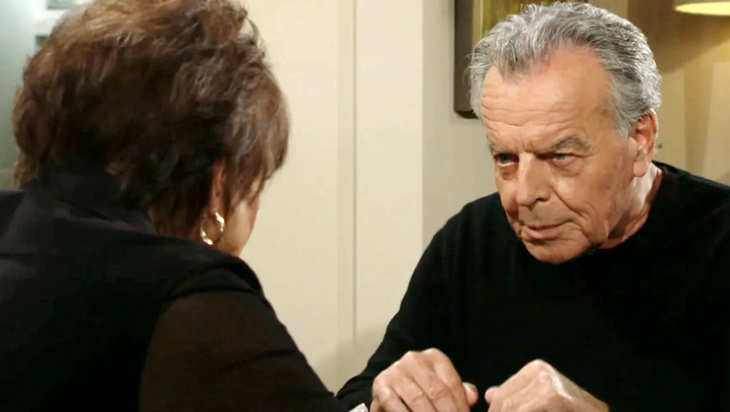 The Young and The Restless:Jordan (Colleen Zenk) and Ian Ward (Ray Wise)