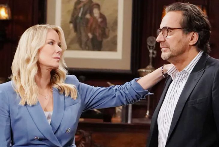 The Bold and The Beautiful: Ridge Forrester's (Thorsten Kaye) and Brooke Logan (Katherine Kelly Lang)