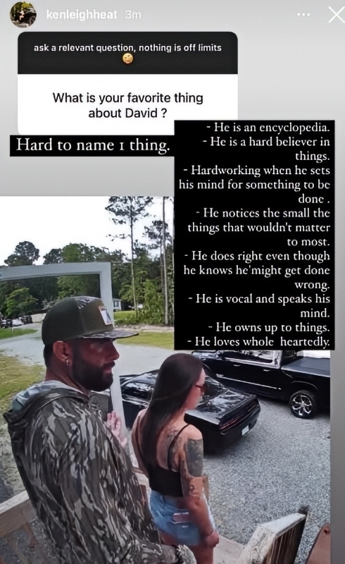 Kenleigh Heatwole Q and A About David Eason - Via Reddit