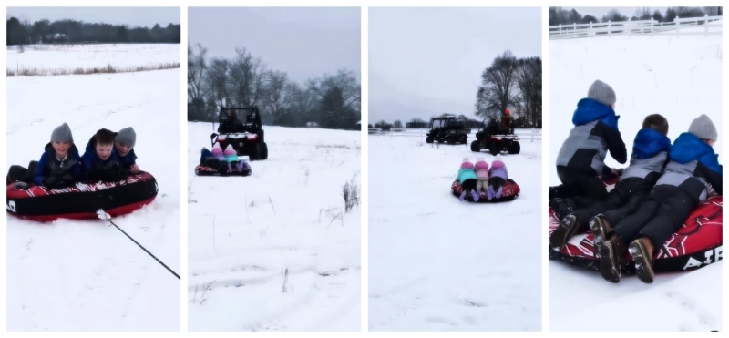 Sweet Home Sextuplets Kids Have A Blast - Courtney Waldrop - Instagram