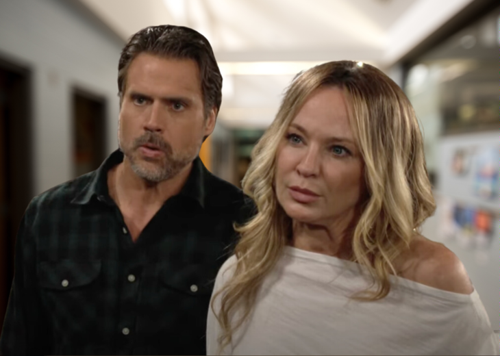 The Young and The Restless: Sharon Newman (Sharon Case) and Nick Newman (Joshua Morrow)