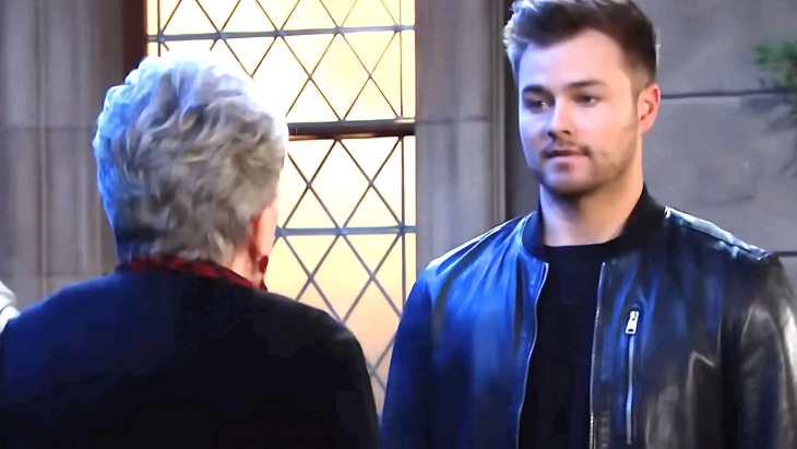 Days Of Our Lives: Julie Williams (Susan Seaforth Hayes) and Doug Williams III (Peyton Meyer)