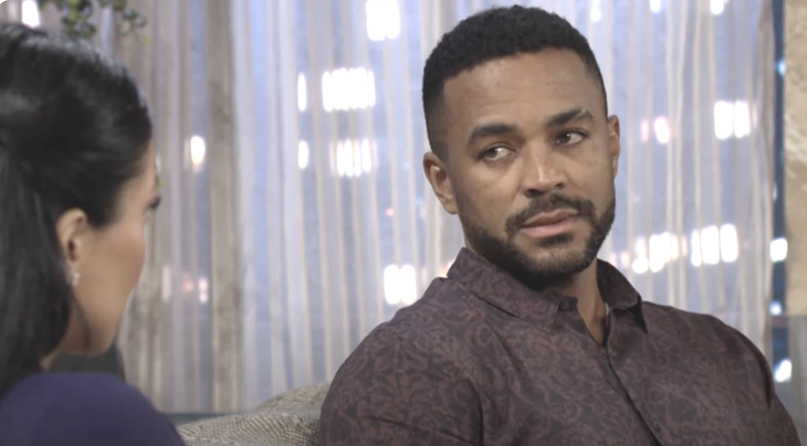 The Young and The Restless: Audra Charles (Zuleyka Silver) and Nate Hastings (Sean Dominic)