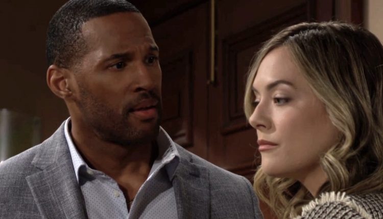 The Bold and The Beautiful: Carter Walton (Lawrence Saint-Victor) and Hope Logan (Annika Noelle)