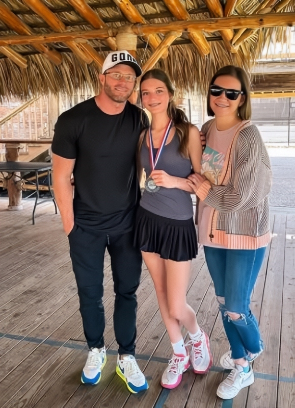 Blayke's Tennis Medal - @adambuzz - Instagram