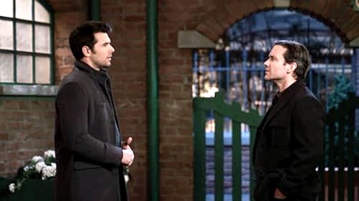 General Hospital: Harrison Chase (Josh Swickard) and Dante Falconeri (Dominic Zamprogna)
