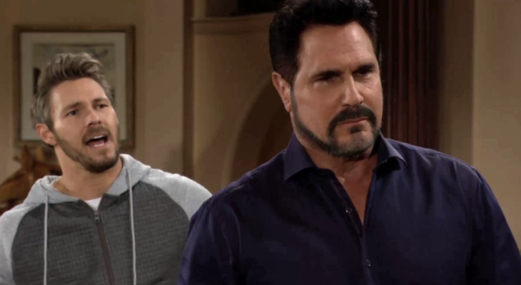 The Bold and The Beautiful: Liam Spencer (Scott Clifton) and Bill Spencer (Don Diamont)