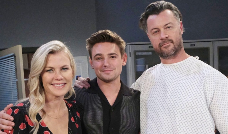 Days Of Our Lives: Johnny DiMera (Carson Boatman) and EJ DiMera (Dan Feurreriegel and Sami Brady (Alison Sweeney),