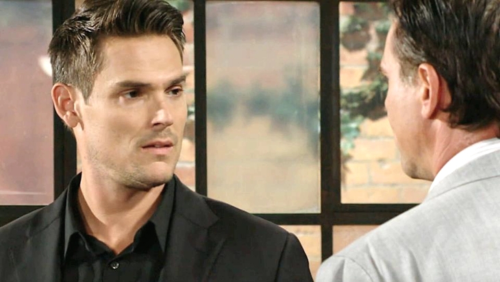 The Young and The Restless: Adam Newman (Mark Grossman) and Billy Abbott (Jason Thompson)