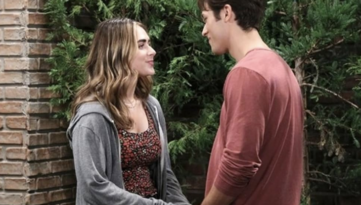 Days Of Our Lives: Holly Jonas (Ashley Puzemis) and Tate Black (Leo Howard)