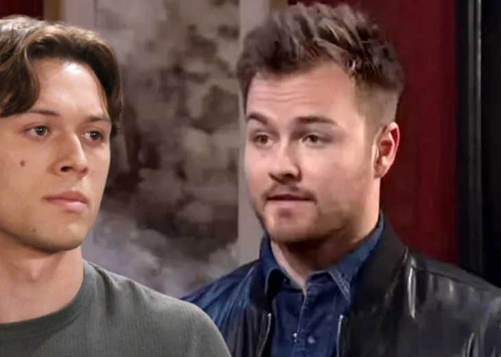 Days of Our Lives: Tate Black (Leo Howard) and Doug Williams III (Peyton Meyer)