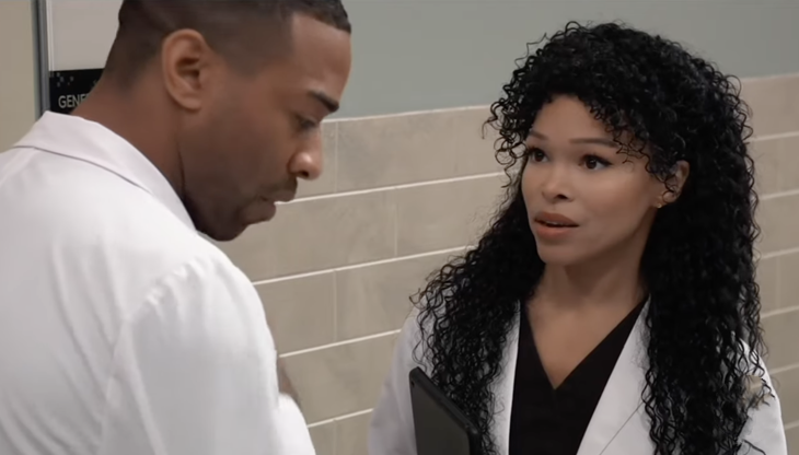 General Hospital: Isaiah Gannon (Sawandi Wilson) and Portia Robinson (Brook Kerr)