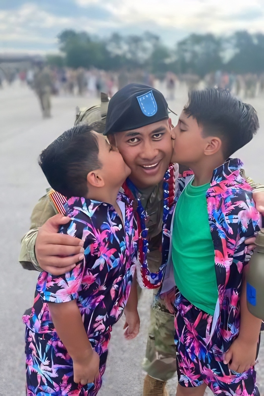 Asuelu in the army - Instagram