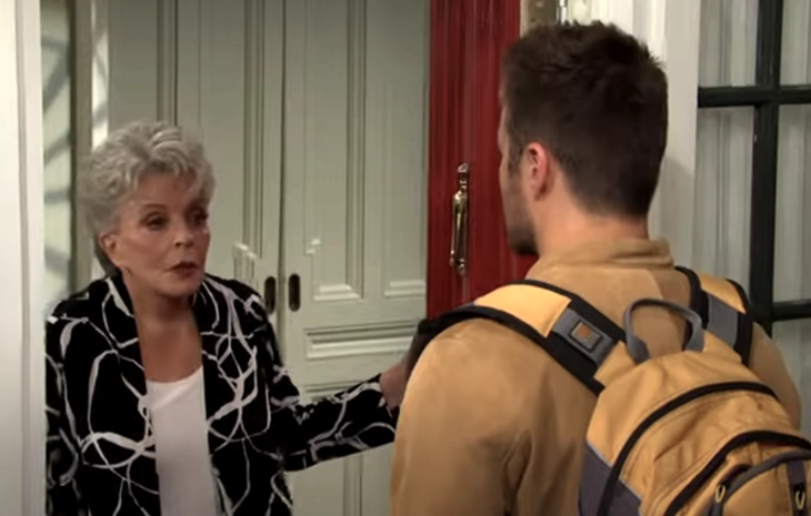 Days of Our Lives: Doug Williams III (Peyton Meyer) and Julie Williams (Susan Seaforth Hayes)