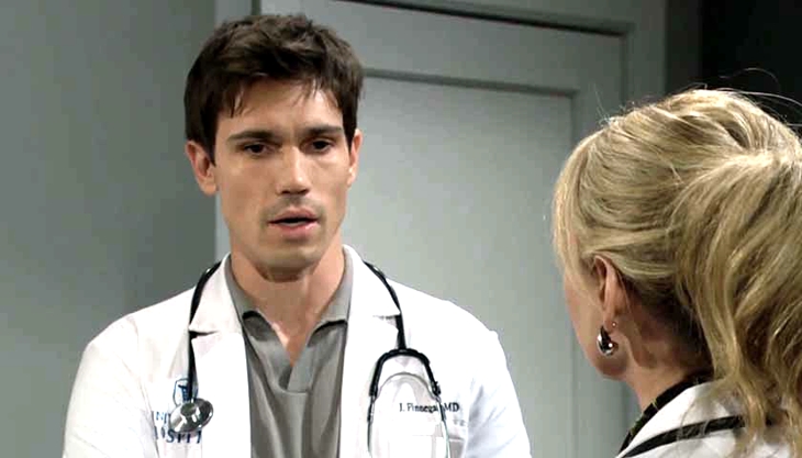 The Bold and The Beautiful: John “Finn” Finnegan (Tanner Novlan) and Bridget Forrester (Ashley Jones)