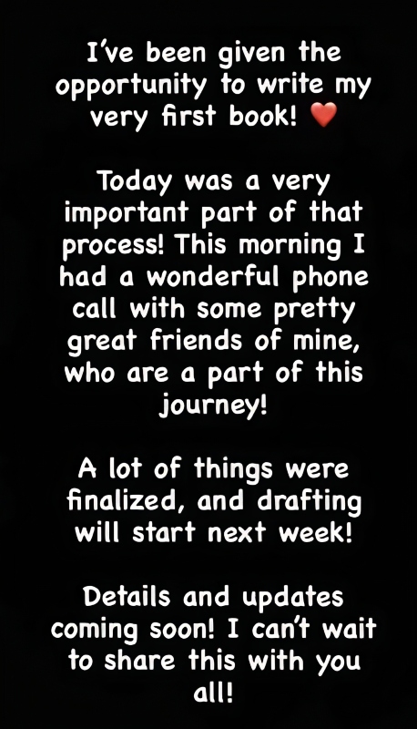 Collin confirms his book is on the way - @collingosselin1 - Instagram