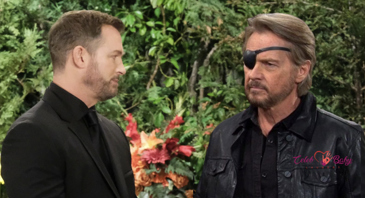 The Bold and The Beautiful: Brady Black (Eric Martsolf) and Steve Johnson (Stephen Nichols)