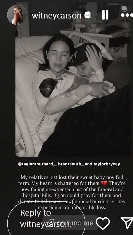 Whitney Shares Family Tragedy - Instagram Stories