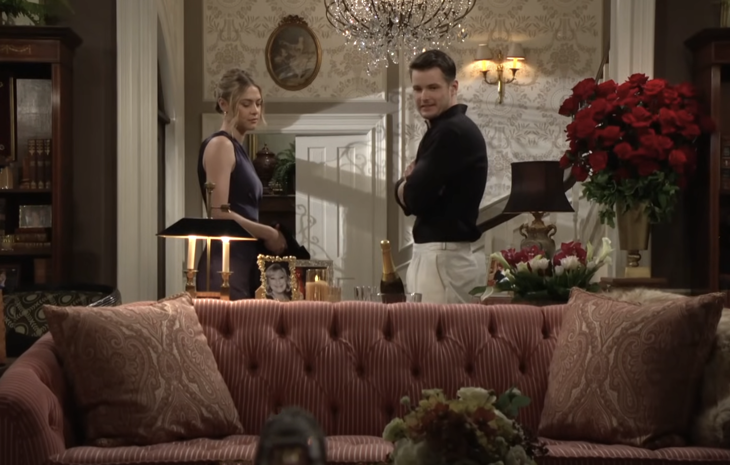 The Young and The Restless: Kyle Abbott (Michael Mealor) and Claire Newman (Hayley Erin)