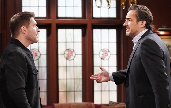 The Bold and The Beautiful: Deacon Sharpe (Sean Kanan) and Ridge Forrester (Thorsten Kaye)