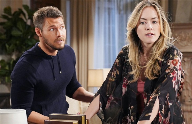 Hope Logan (Annika Noelle) and Liam Spencer (Scott Clifton)