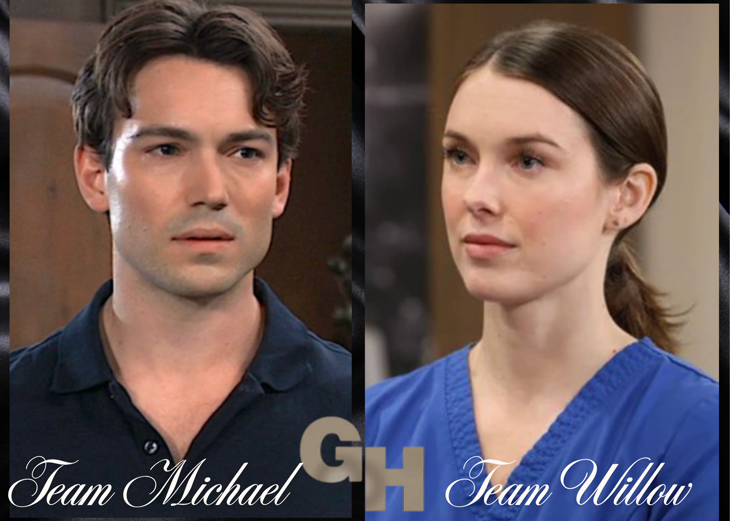 General Hospital: Michael Corinthos (Rory Gibson) and Willow Tait (Katelyn MacMullen)