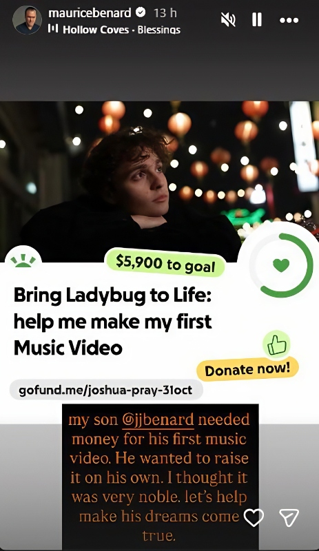 Fundraiser for Joshua - @mauricebenartd - Instagram