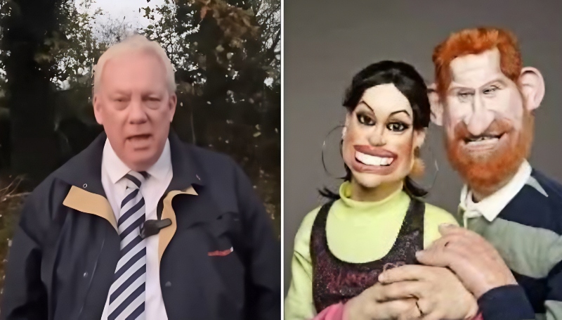 Sean giggles about Harry and Meghan on Spitting Image - via Daily News headlines - YouTube