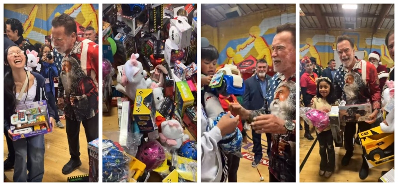 Arnold brings much joy this Christmas- Instagram