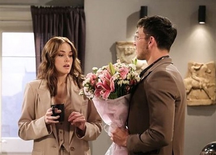 Days Of Our Lives: Alex Kiriakis (Robert Scott Wilson) tells Stephanie Johnson (Abigail Klein)