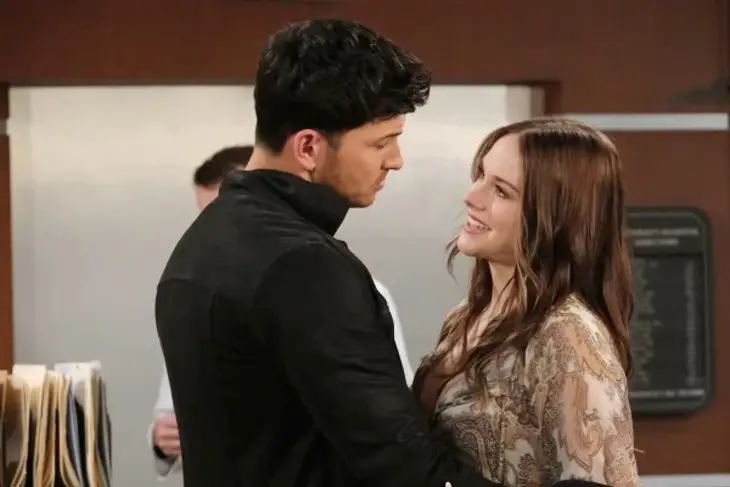 Days Of Our Lives: Alex Kiriakis (Robert Scott Wilson) and Stephanie Johnson (Abigail Klein)