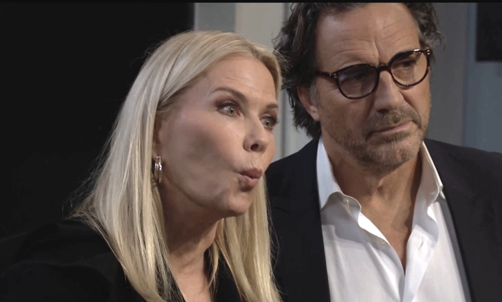 The Bold and The Beautiful: Brooke Logan (Katherine Kelly Lang) and Ridge Forrester (Thorsten Kaye)