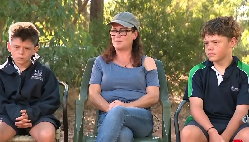 Austin, his mom, and a sibling chatted with 7 news Australia - YouTube
