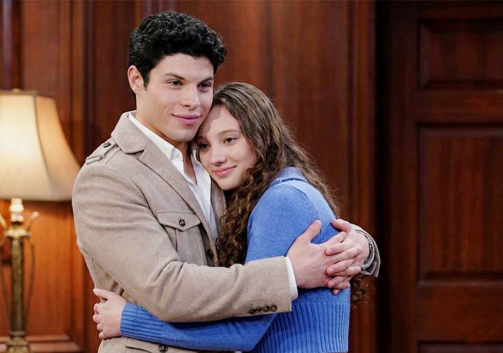 The Bold and The Beautiful: rj forrester (brayan nicoletti) and dylan (sydney bullock)