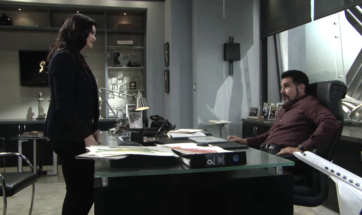 The Bold and The Beautiful: Katie Logan Spencer (Heather Tom) and Bill Spencer (Don Diamont)