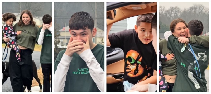 Elliot reacts to his birthday gift - @#kaillowry - Instagram