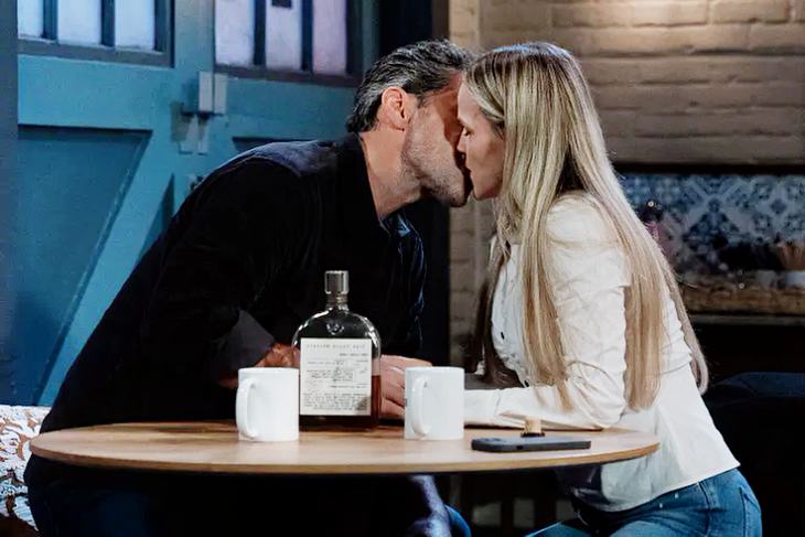 General Hospital: Lulu Spencer (Alexa Havins Bruening) and Nathan West (Ryan Paevey).
