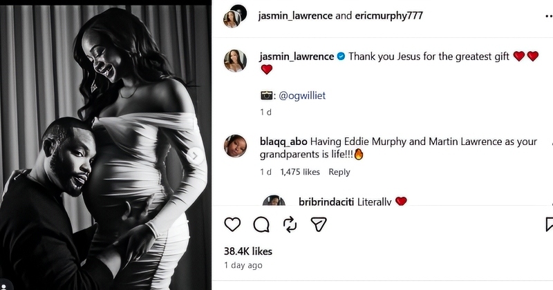 Jasmin and Eric announce their pregnancy - Instagram
