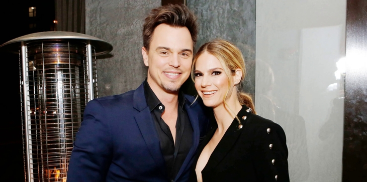 Darin Brooks (Wyatt Spencer) and Kelly Kruger (Eva, B&B, Mackenzie Browning, The Young and the Restless)