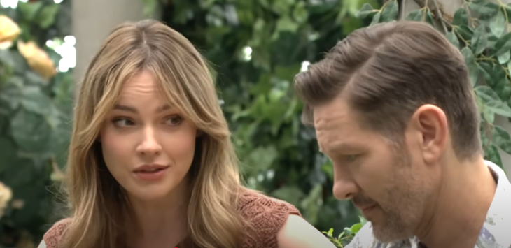 The Young and The Restless: Tessa Porter (Cait Fairbanks) and Daniel Romalotti, Jr. (Michael Grazadei)